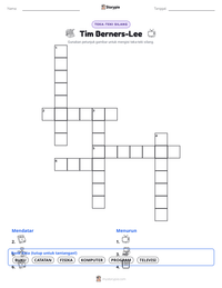 Prabaca lembar kerja cetak Tim Berners-Lee