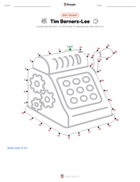 Tim Berners-Lee printable worksheet preview