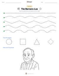 Tim Berners-Lee printable worksheet preview
