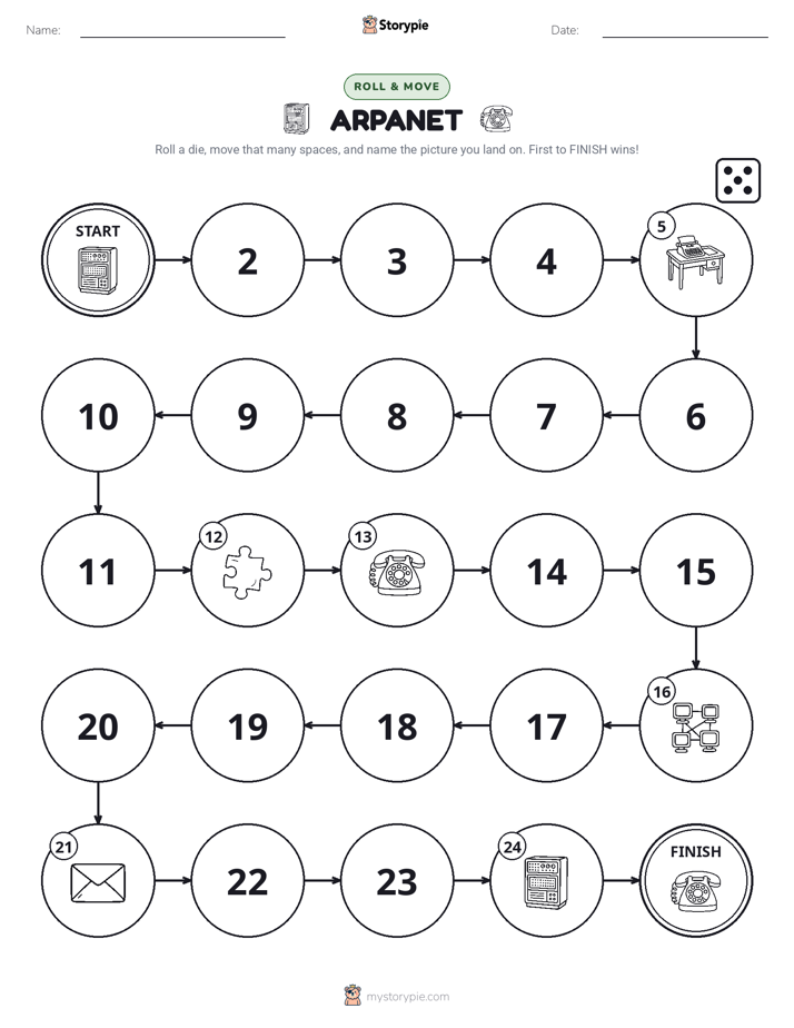 Roll & Move Game