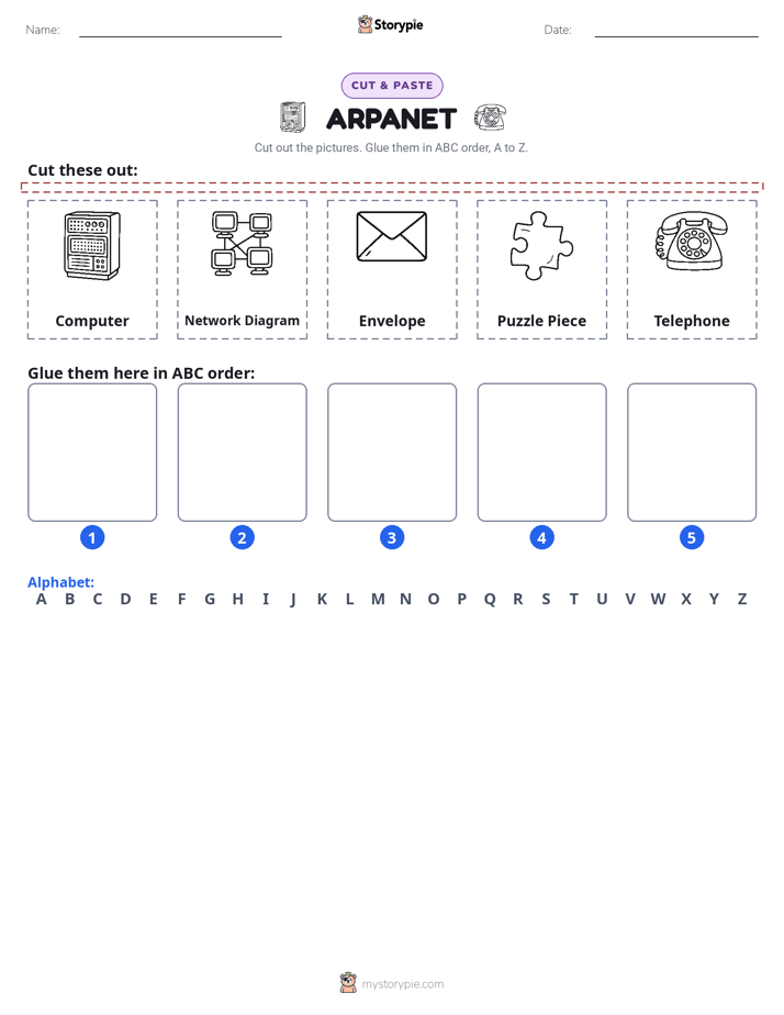 Cut & Paste Alphabet