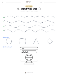World Wide Web yazdırılabilir çalışma sayfası önizlemesi