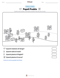 Anteprima della scheda stampabile di Popoli Pueblo