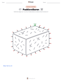 Pueblovolkeren afdrukbare werkblad voorbeeld