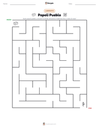 Anteprima della scheda stampabile di Popoli Pueblo