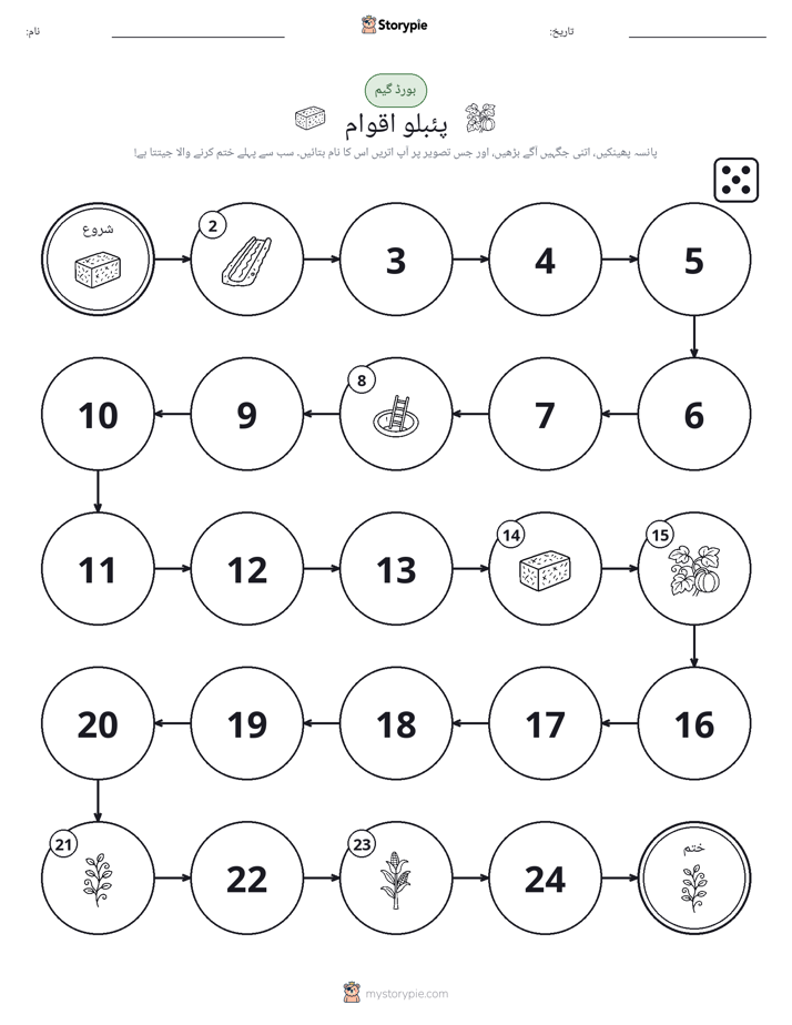 رول اور منتقل کریں کھیل