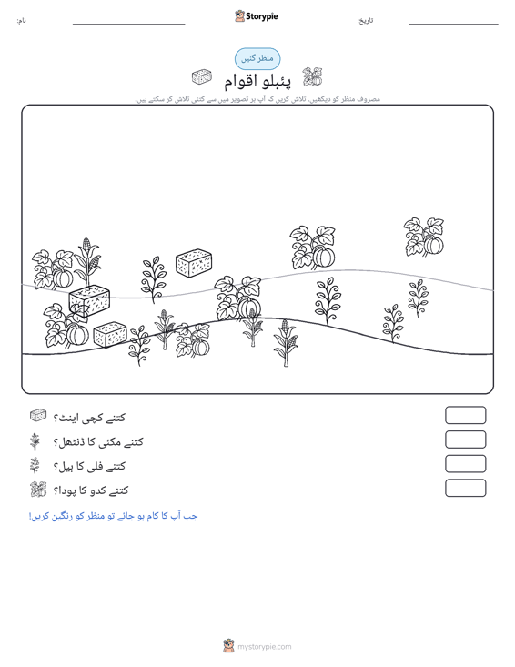 گنتی کا منظر