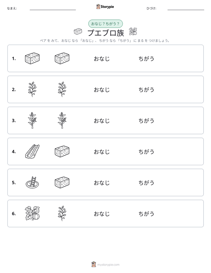 同じか違うか