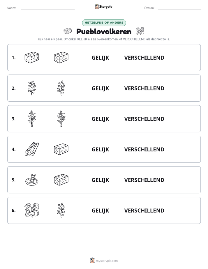 Zelfde of Verschillend