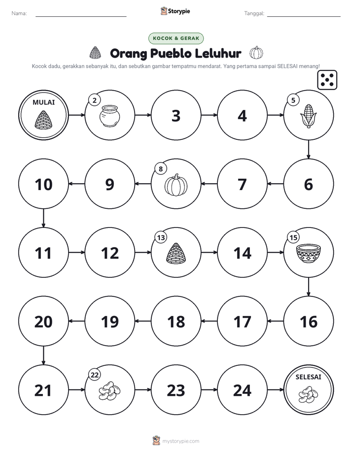 Permainan Gulung & Pindah