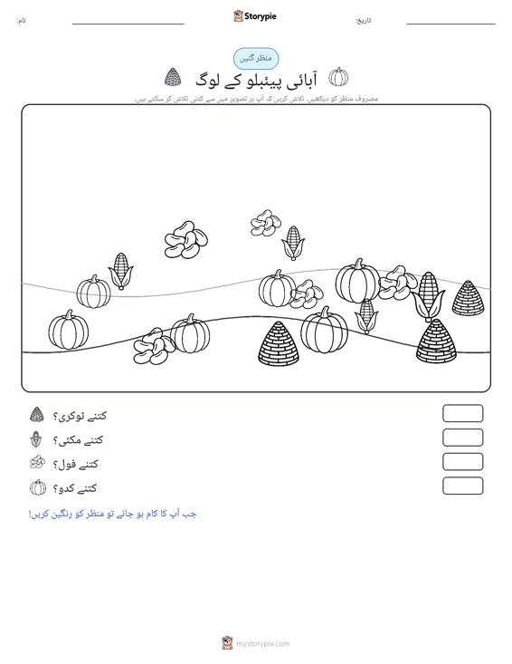گنتی کا منظر