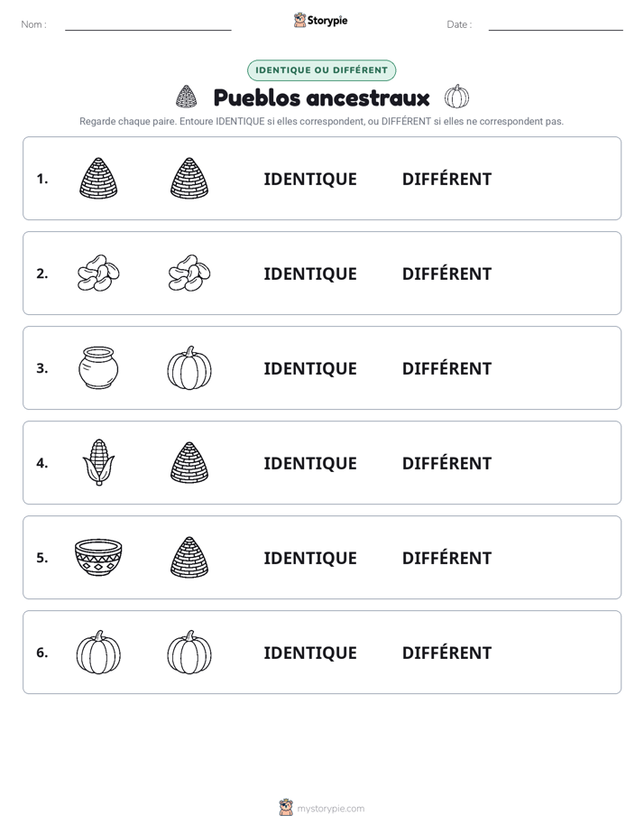 Identique ou Différent