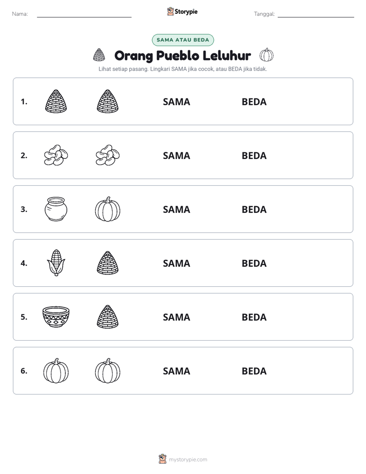 Sama atau Berbeda