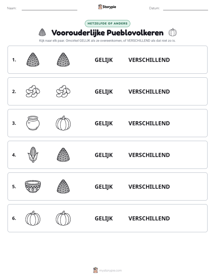 Zelfde of Verschillend