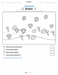 Erosion printable worksheet preview