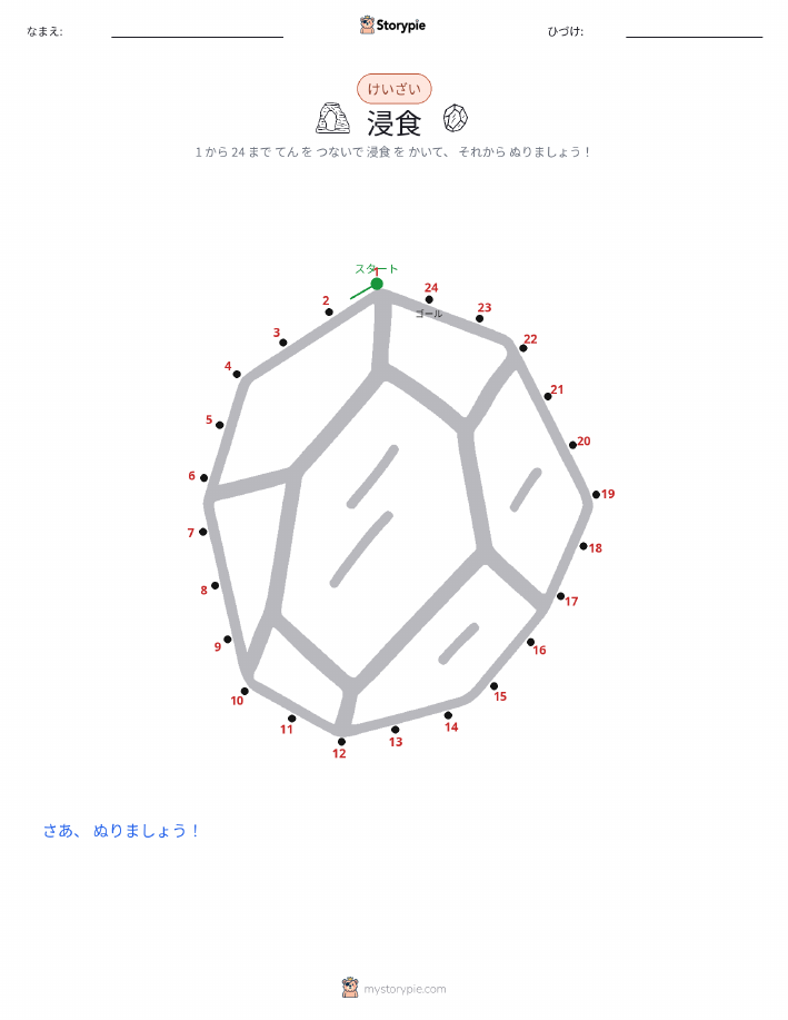 点つなぎ