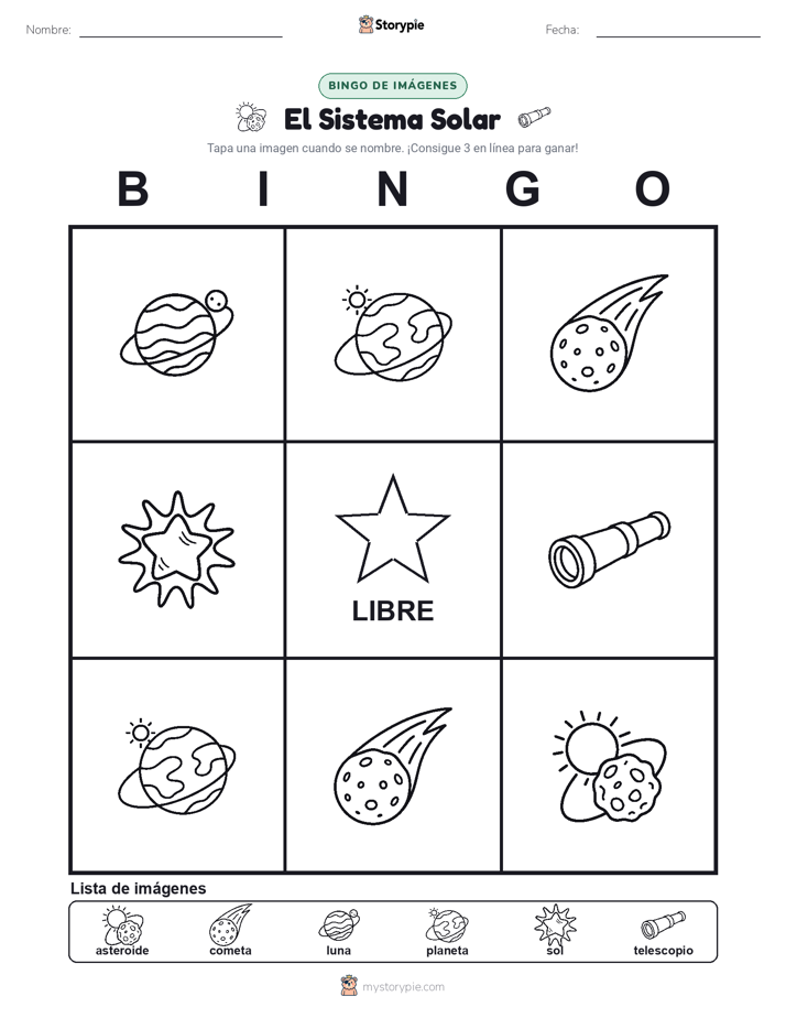 Bingo de Imágenes