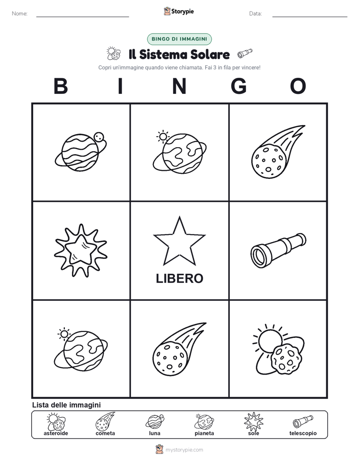 Bingo delle Immagini