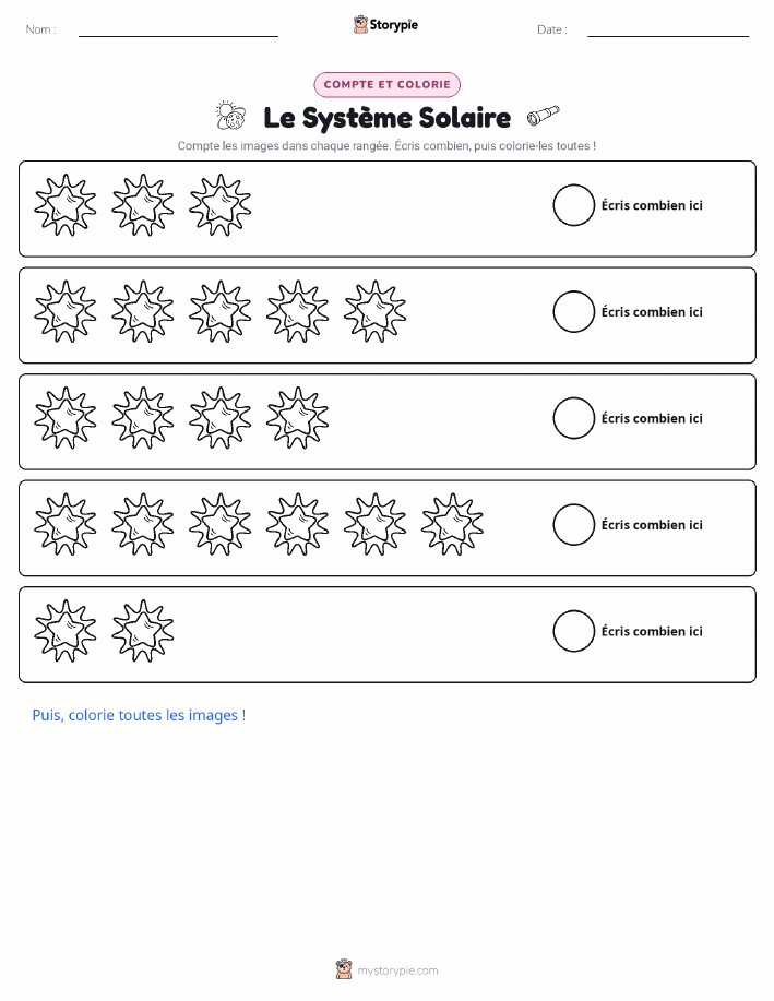 Compter & Colorier