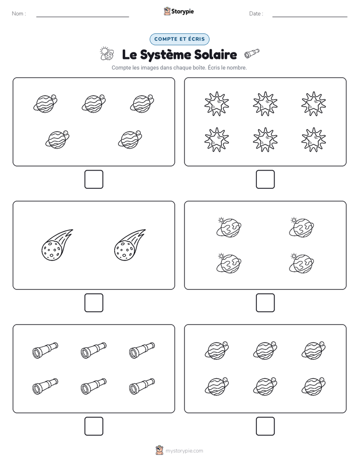 Compter & Écrire