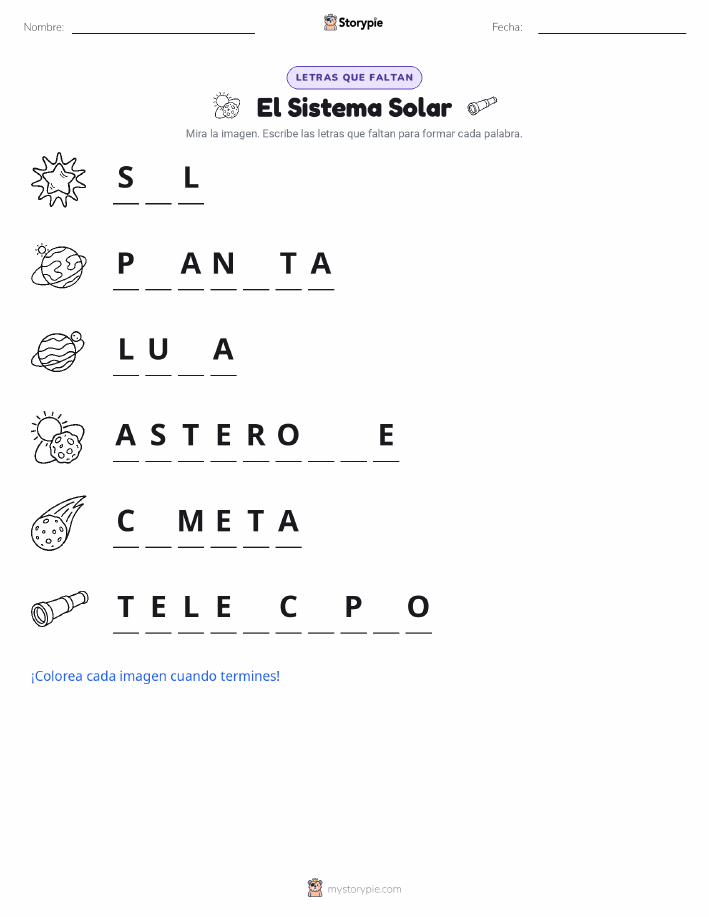 Letras Faltantes