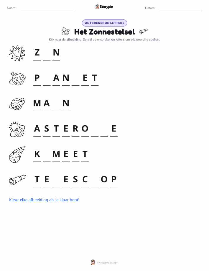 Ontbrekende Letters