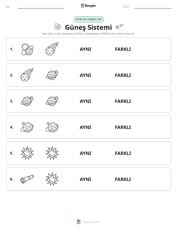 Aynı mı Farklı mı