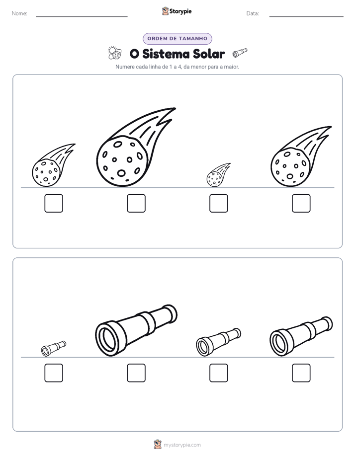 Ordem de Tamanho