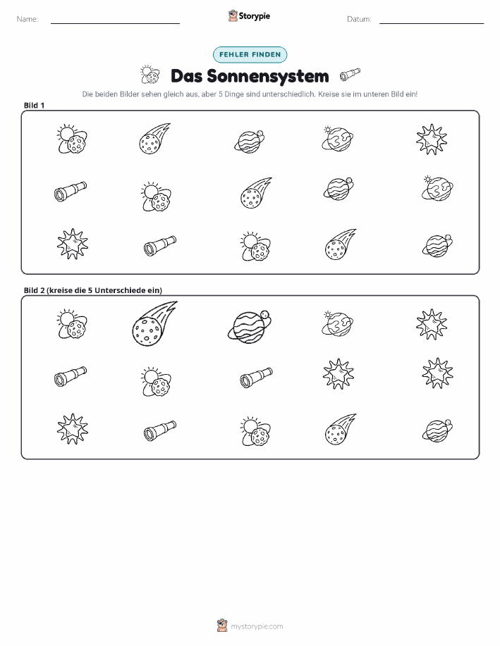 Finde den Unterschied