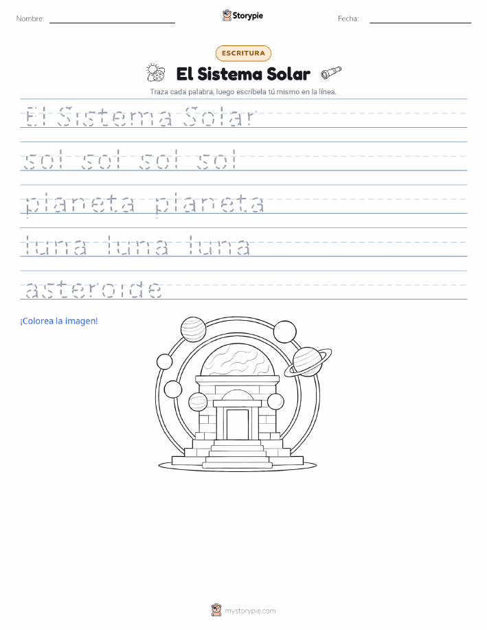 Práctica de Escritura
