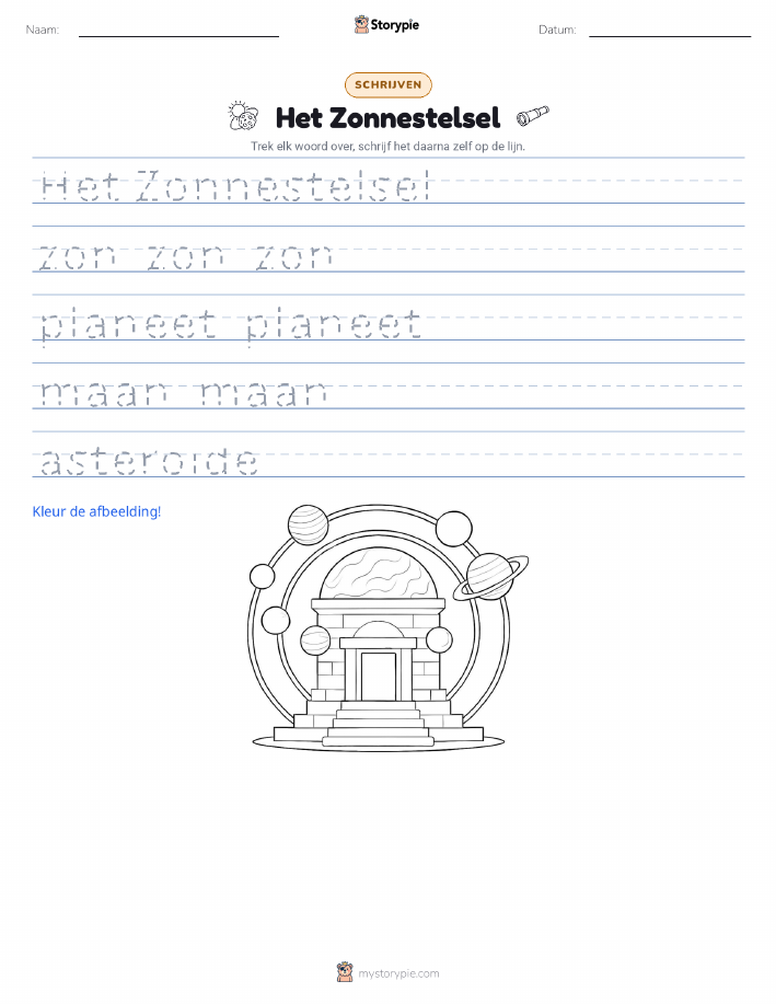 Schrijf Oefening