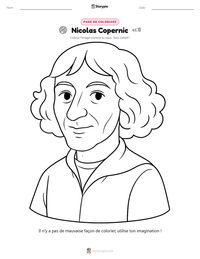 Aperçu de la feuille de travail imprimable Nicolas Copernic