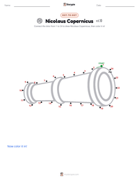 Nicolaus Copernicus printable worksheet preview