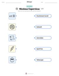 Nicolaus Copernicus printable worksheet preview