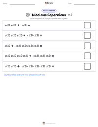 Nicolaus Copernicus printable worksheet preview