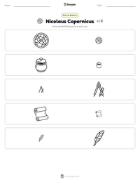 Nicolaus Copernicus printable worksheet preview