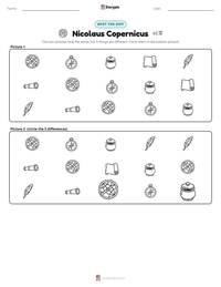 Nicolaus Copernicus printable worksheet preview