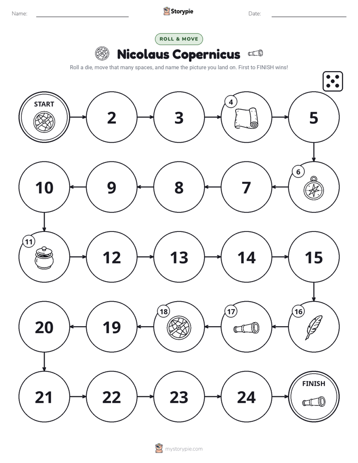 Roll & Move Game
