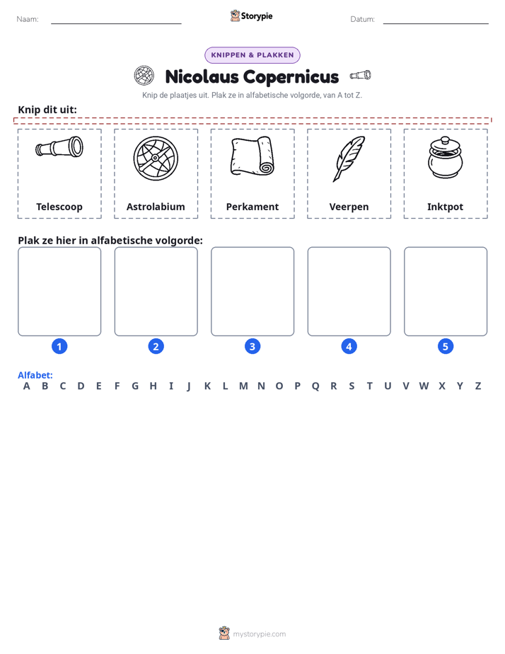 Knip & Plak Alfabet