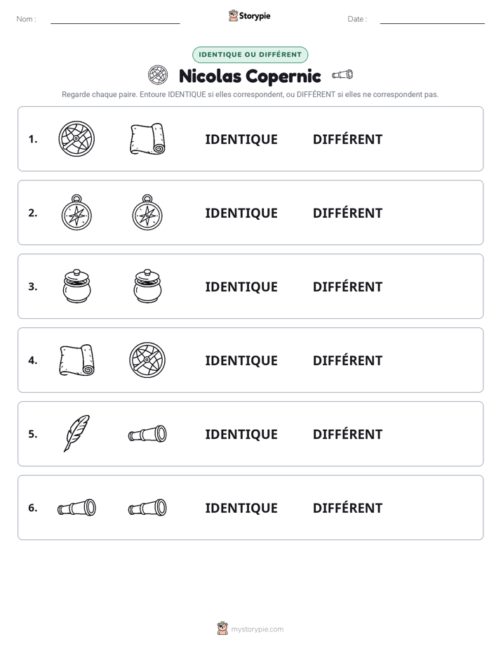 Identique ou Différent