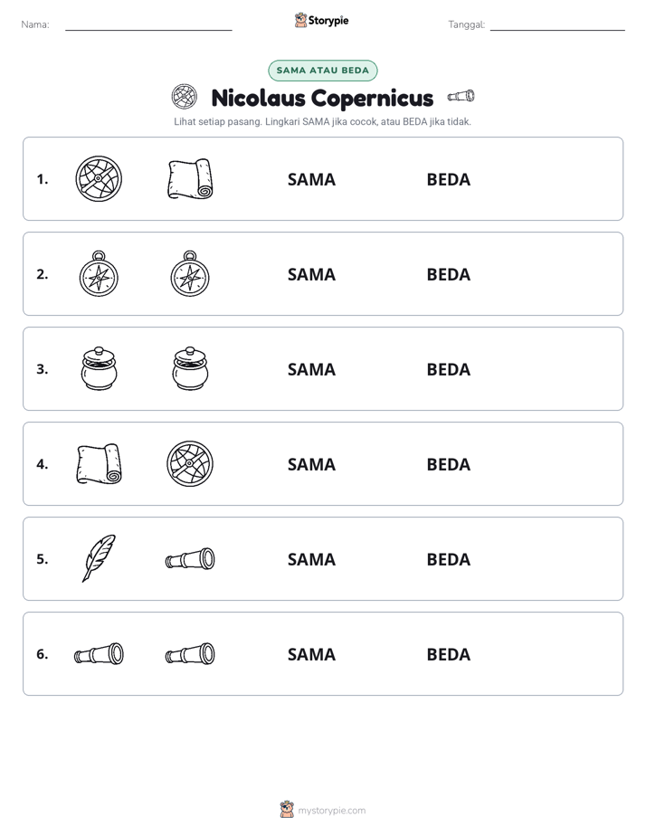 Sama atau Berbeda