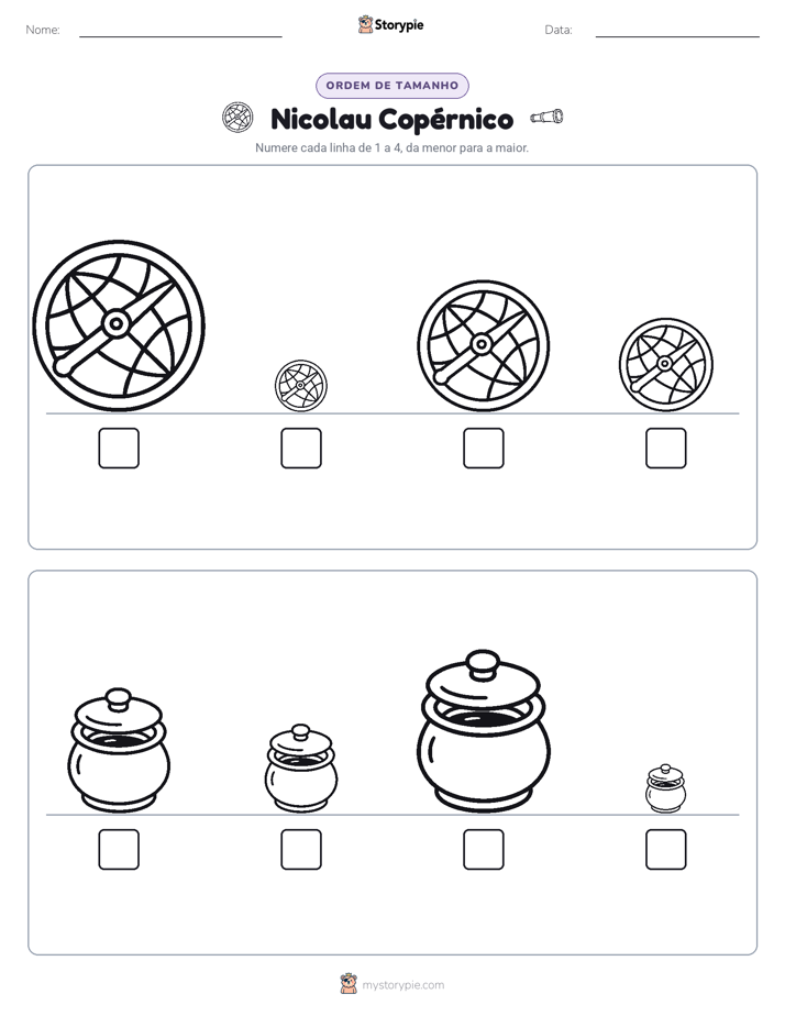 Ordem de Tamanho