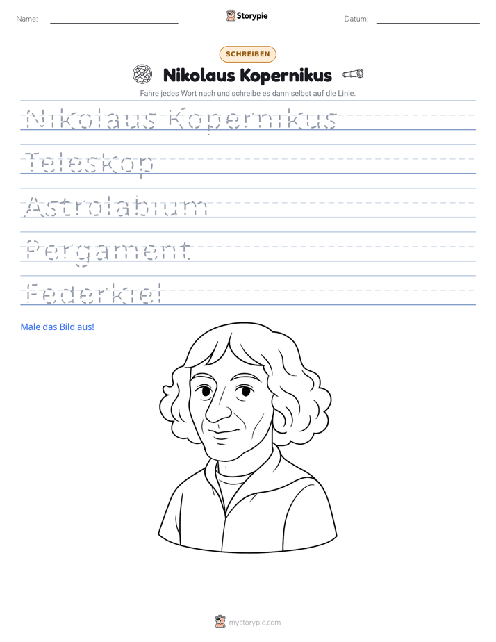 Schreibübung