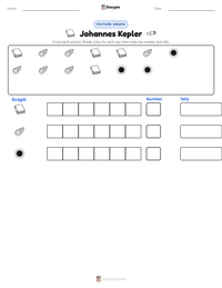 Johannes Kepler printable worksheet preview