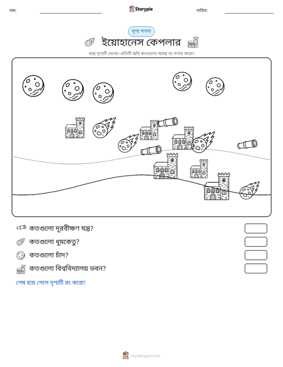 গণনা দৃশ্য