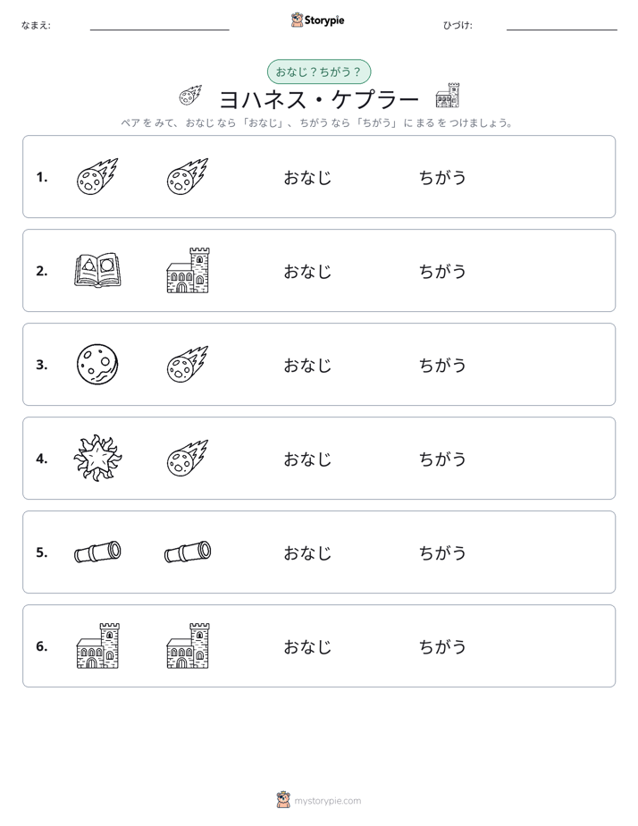 同じか違うか