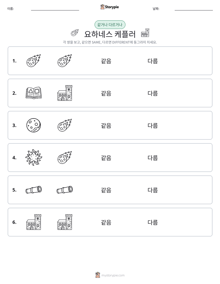 같은 것 또는 다른 것