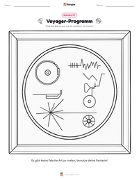 Voyager-Programm druckbare Arbeitsblatt Vorschau