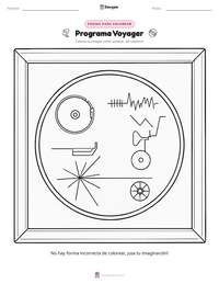 Vista previa de la hoja de trabajo imprimible de Programa Voyager