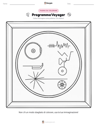 Anteprima della scheda stampabile di Programma Voyager